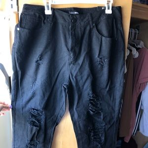 Boyfriend jeans (black)